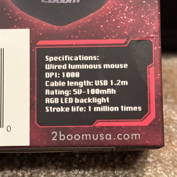 LED video gaming mouse - Picture 5 of 5